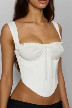 Ruched Cup Bustier Top