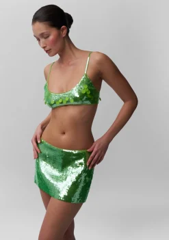 Sequin Mini Skirt