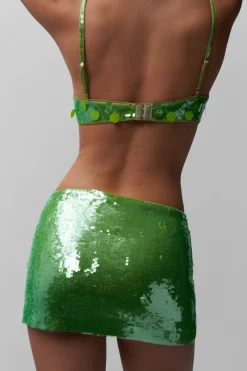 Sequin Mini Skirt