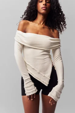 Soler Fold Over Knit Top