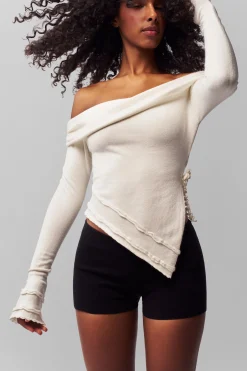 Soler Fold Over Knit Top