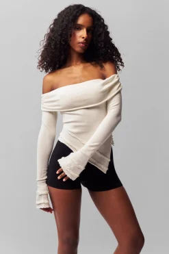 Soler Fold Over Knit Top