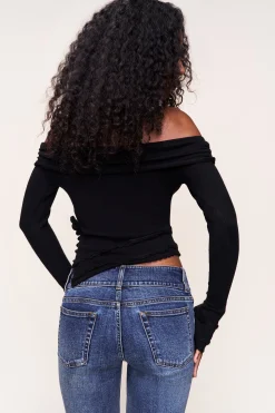 Soler Fold Over Knit Top