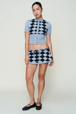 The Sweet Argyle Skirt