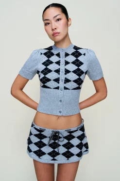 The Sweet Argyle Skirt